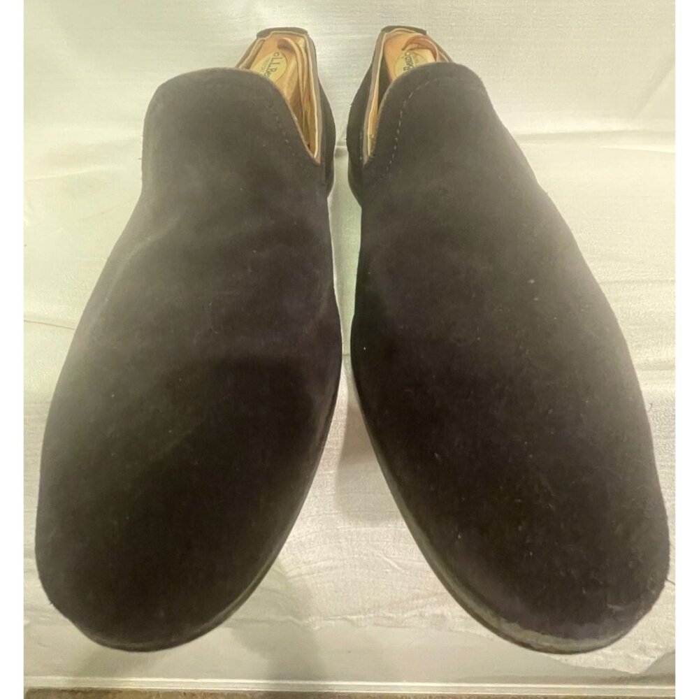 SH7003- ZARA Black Velvet Slip‑On Flats Women’s EU 41 (US 10) Round Toe